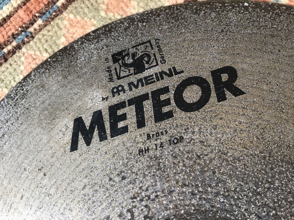 Hihat choques pratos Meinl Meteor 14”