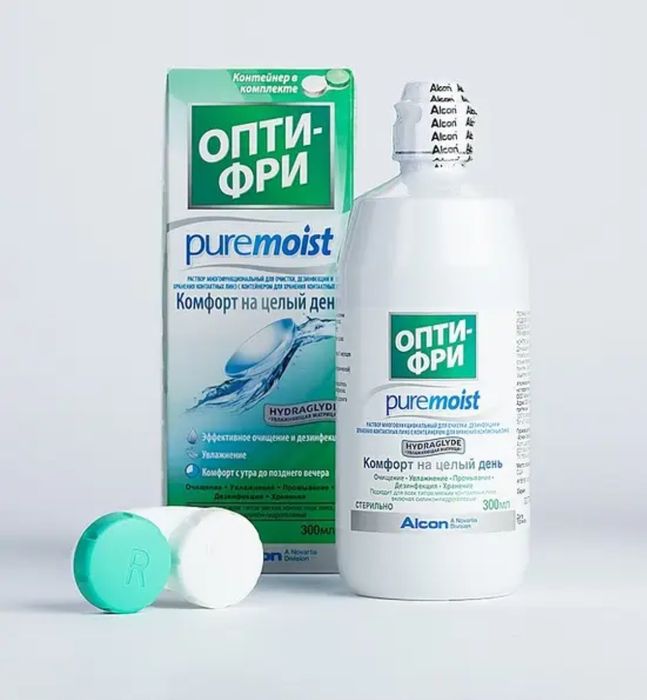 Розчини для лінз Opti-Free Express 120мл 355мл Opti-free pure moist