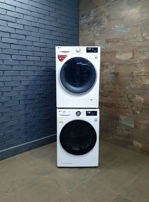 Пральна машина LG F2J6HSR1W  соло, A+++  7 кг, інверторний двигун