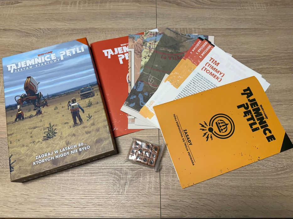 Tajemnice Pętli: Zestaw Startowy do gry fabularnej (RPG)