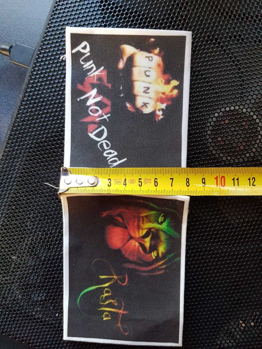 naszywki anarchia rasta  punk not dead orzeł