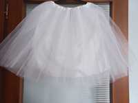 Spódnica tiul biała dla dziewczynki dl.50cm.