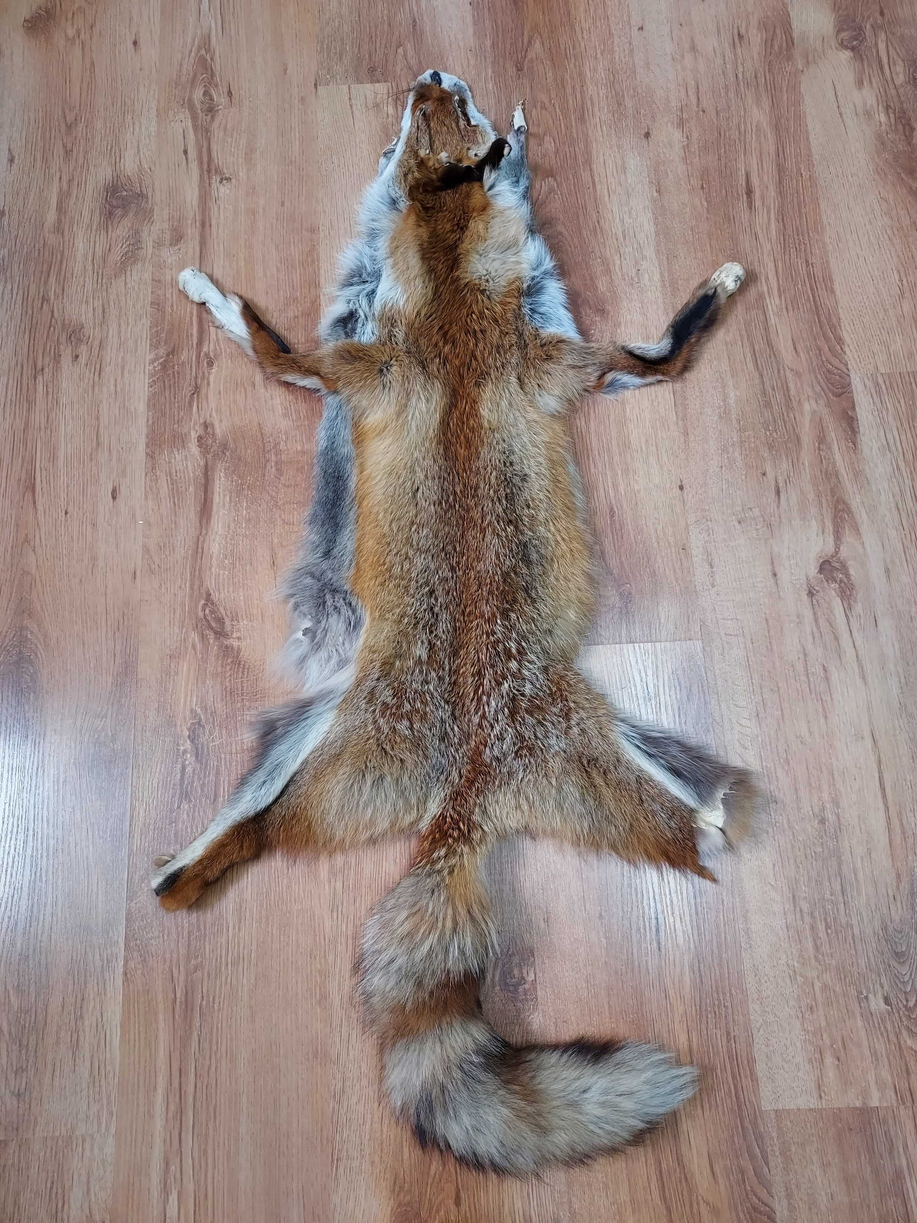 Skóra Dekoracyjna naturalna z Lisa Rudego Futro z Lisa Skóra