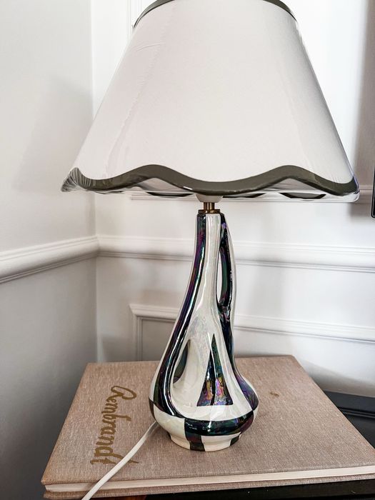 Lampka pikasiak Pasiak w paski midcentury vintage