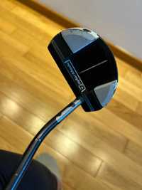 Golf Club: Taylormade putter 35 inches. Superstroke grip.