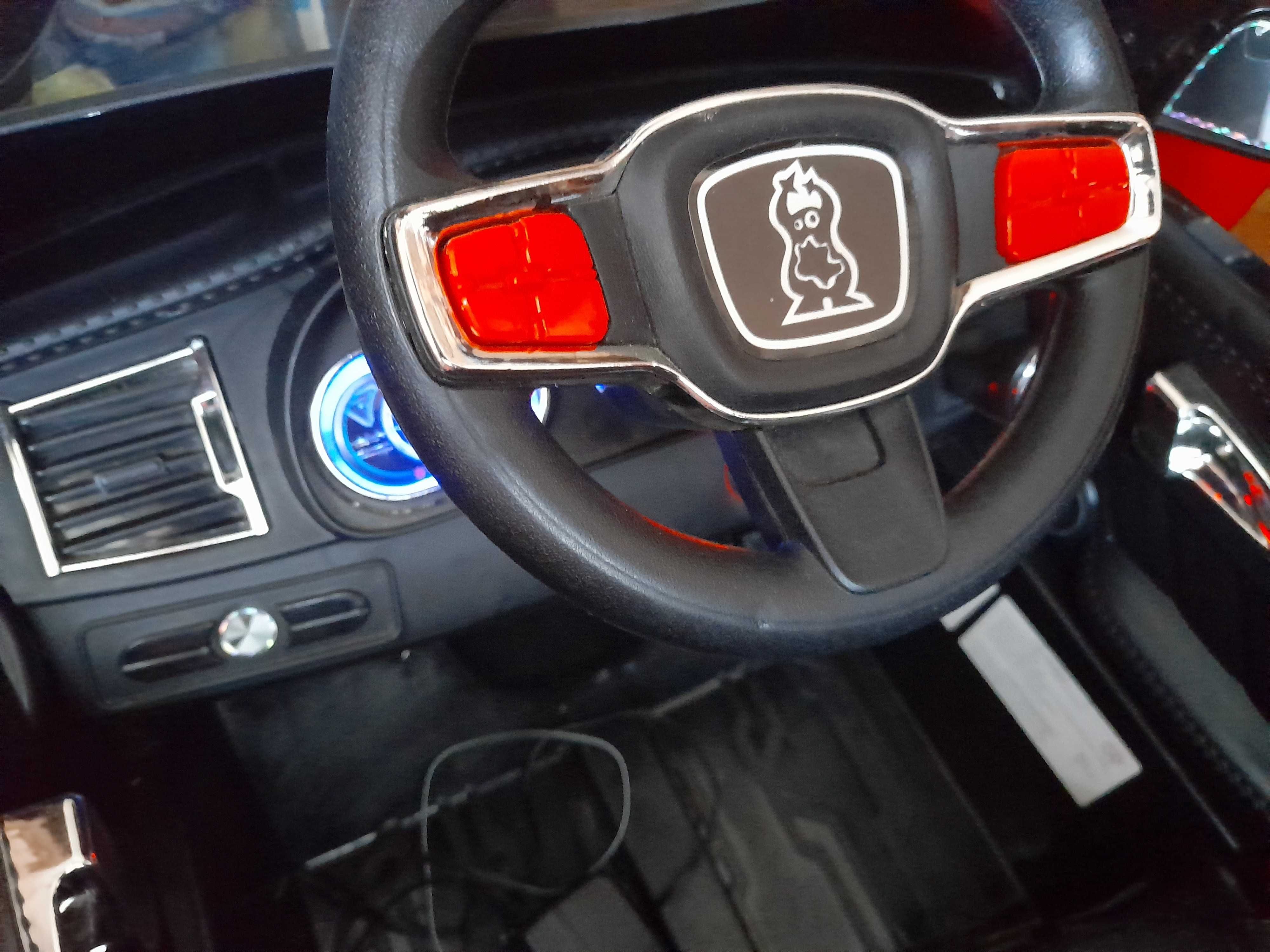 Samochód auto na akumulator dziecięcy BMW X6 elektryczny czarny cabrio