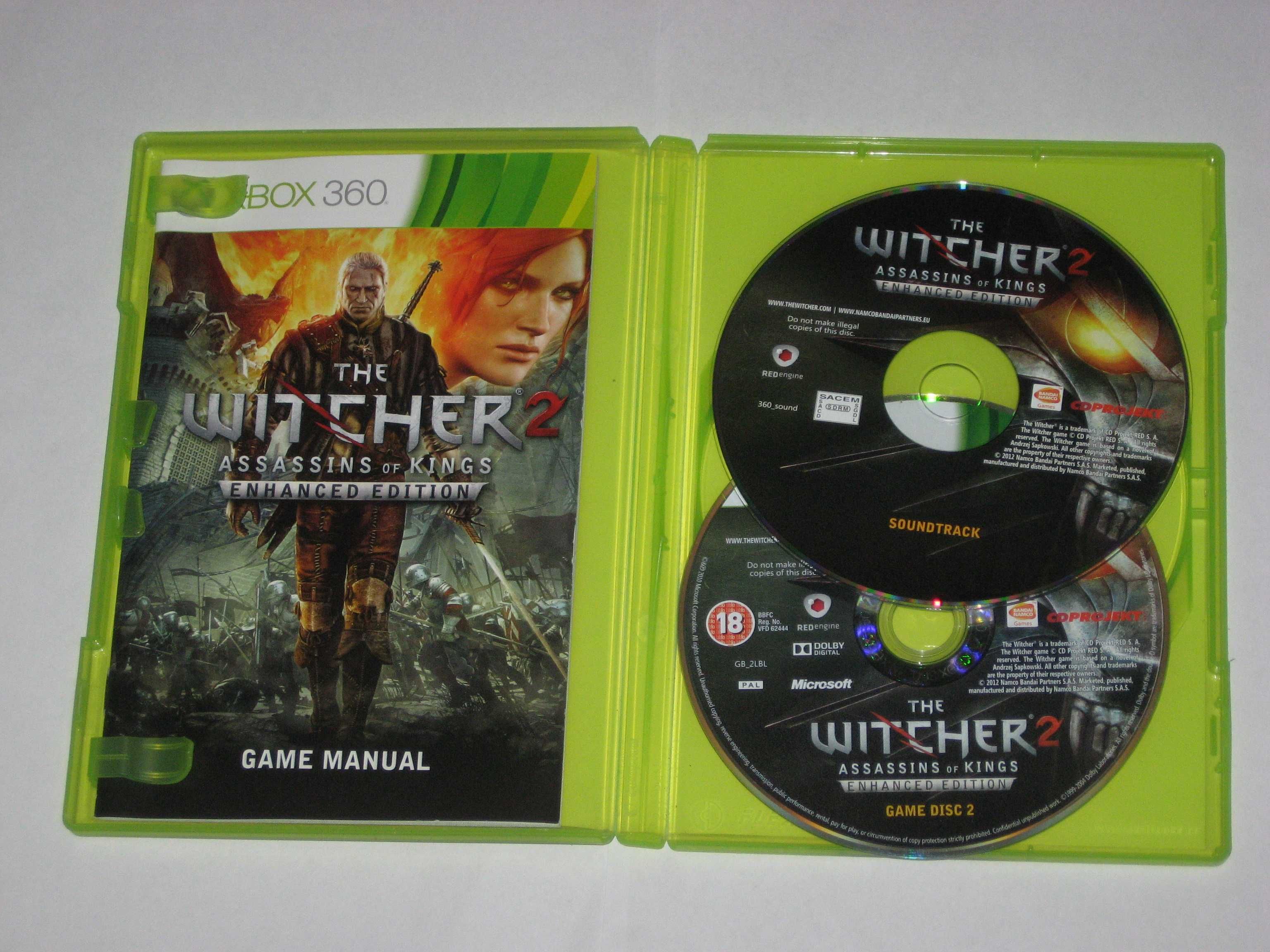 The Witcher 2 Assassins Of Kings Xbox360 bdb! 3xA!