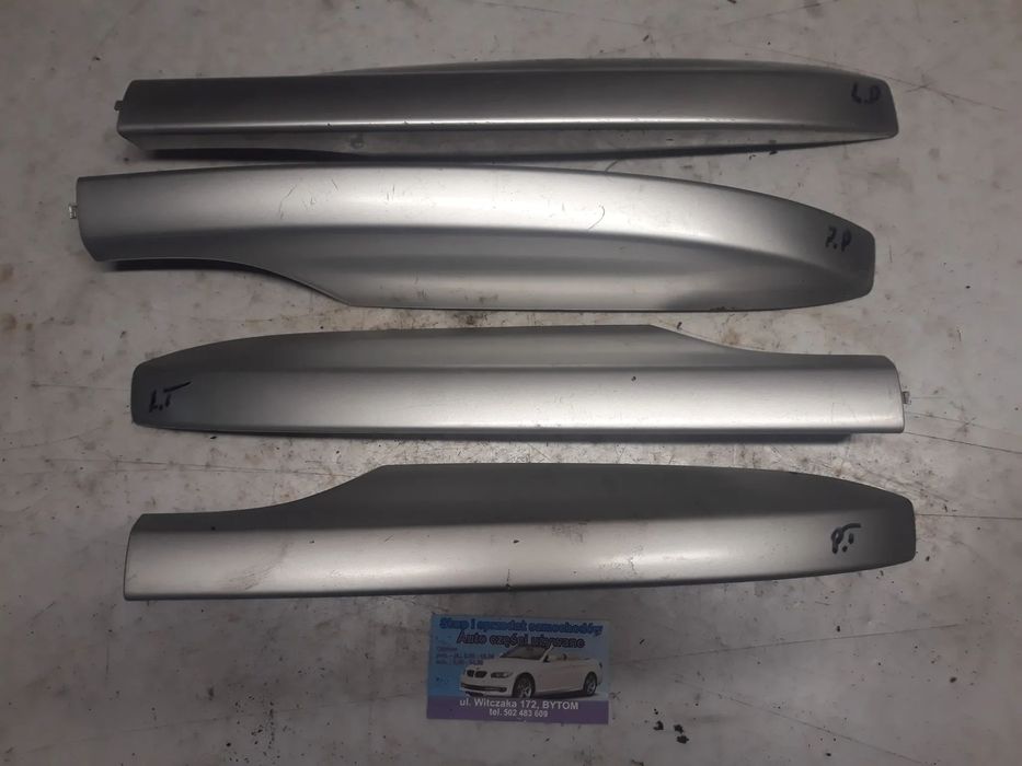 ZAŚLEPKA OSŁONA RELINGÓW RENAULT MEGANE III  PRAWY I LEWY TYŁ PRAWY I LEWY PRZÓD  (CENA ZA SZTUKĘ)