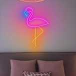 Flaming led neon