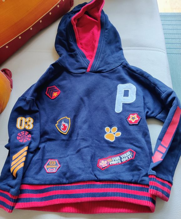 Sweat shirt capuz Patrulha Pata, Nickelodeon 5 anos