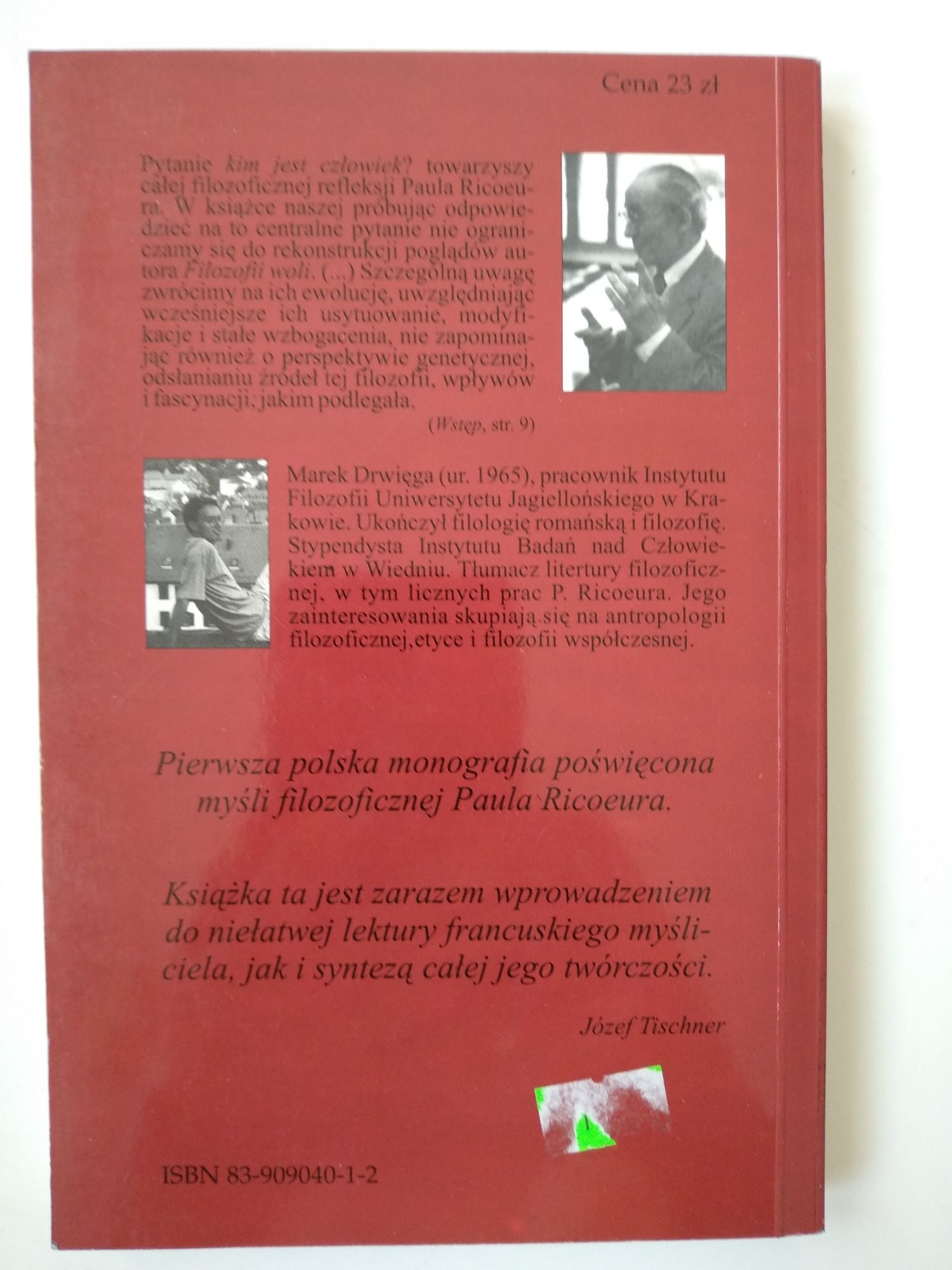 Paul Ricoeur daje do myślenia - Marek Drwięga