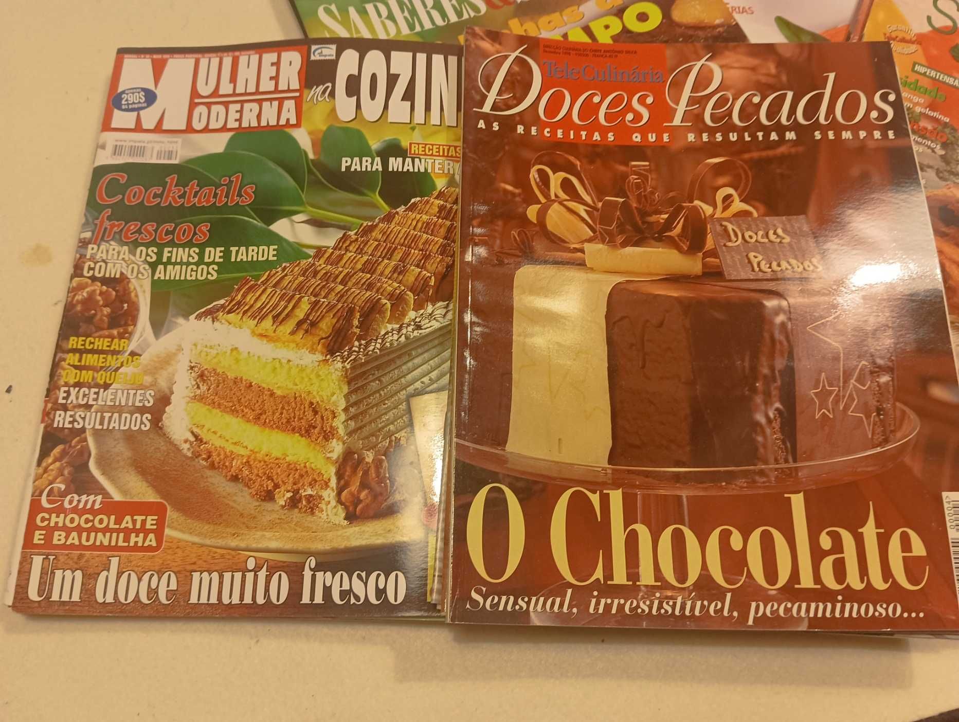 17 Revistas de Culinária,  diversas edições veja a descrição pff