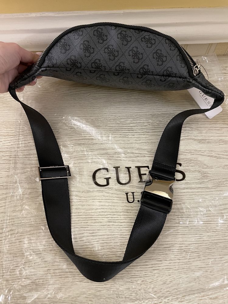 Бананка чоловіча сумка Guess оригінал НОВА