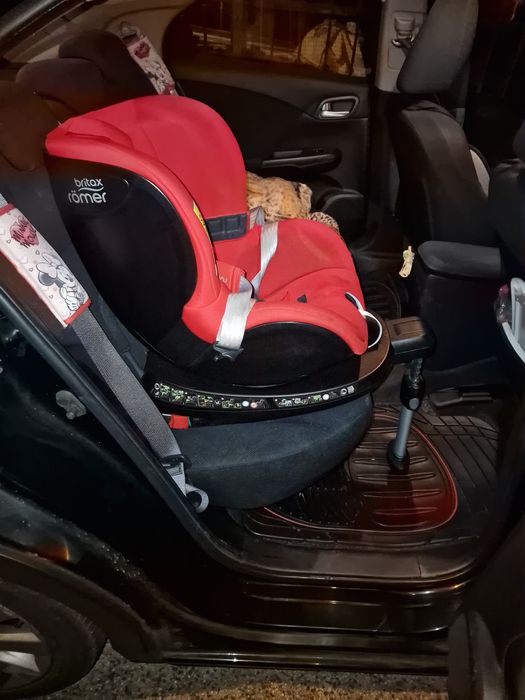 Cadeira auto britax romer, rotação 360°, isofix