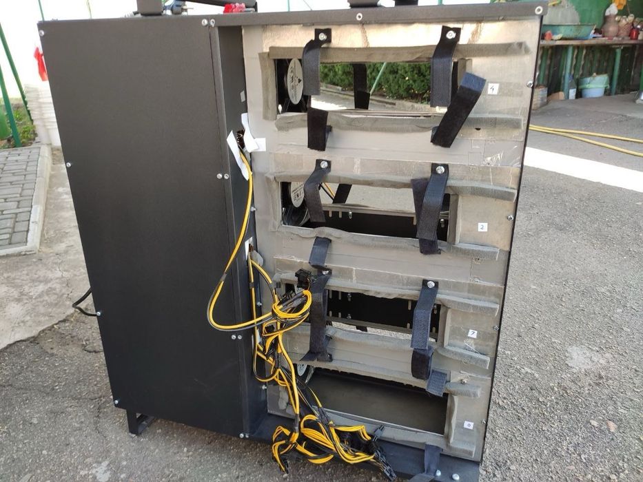 Майнинг ферма, тушка, корпус DONNAGER на 8 GPU, HP