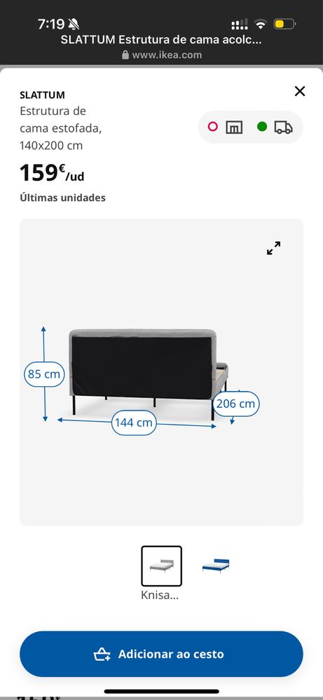 King size Bed for sale, details on picture.