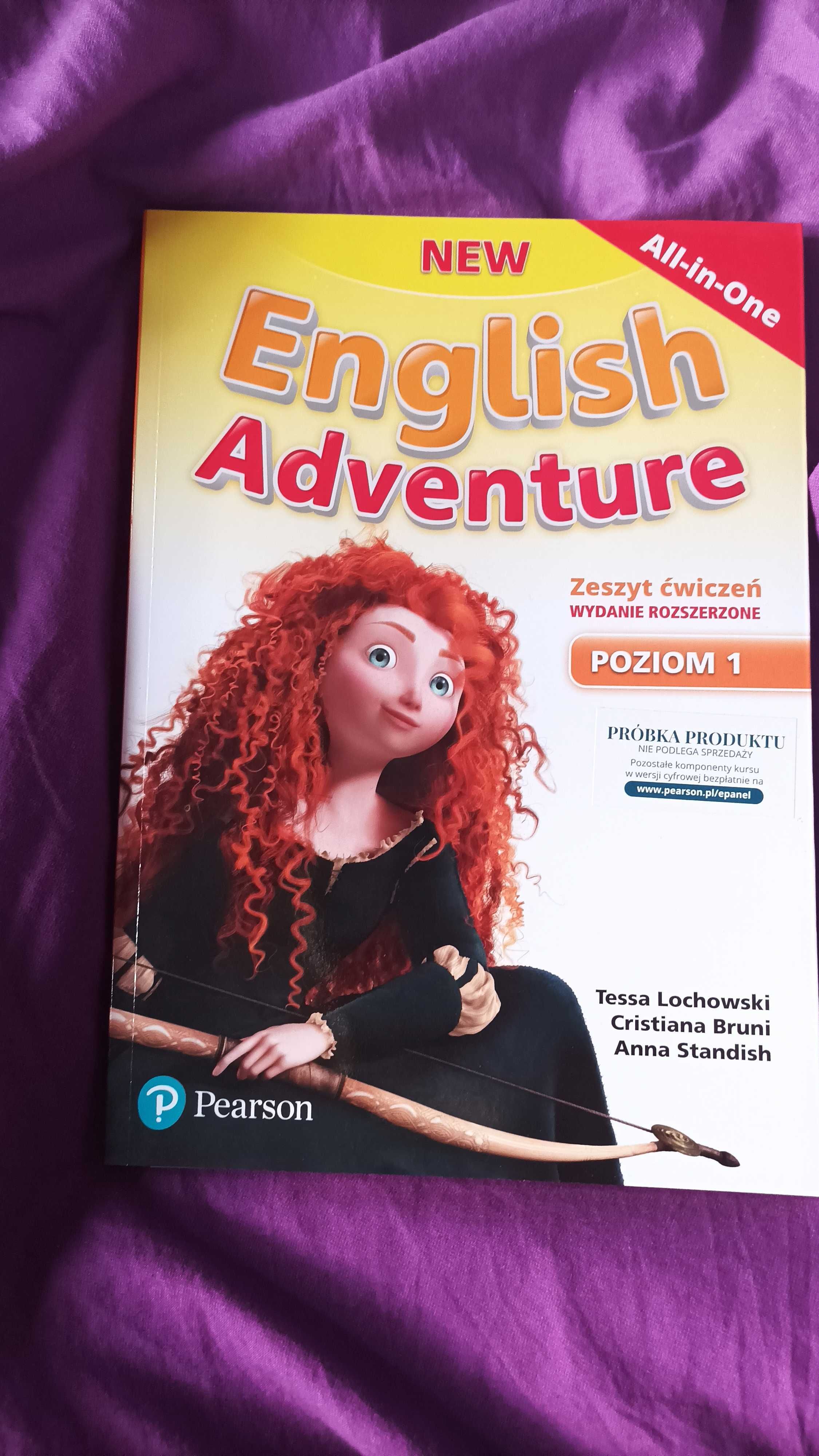 New English Adventure 1 zeszyt ćwiczeń nowy, bez płyty  grube wydanie