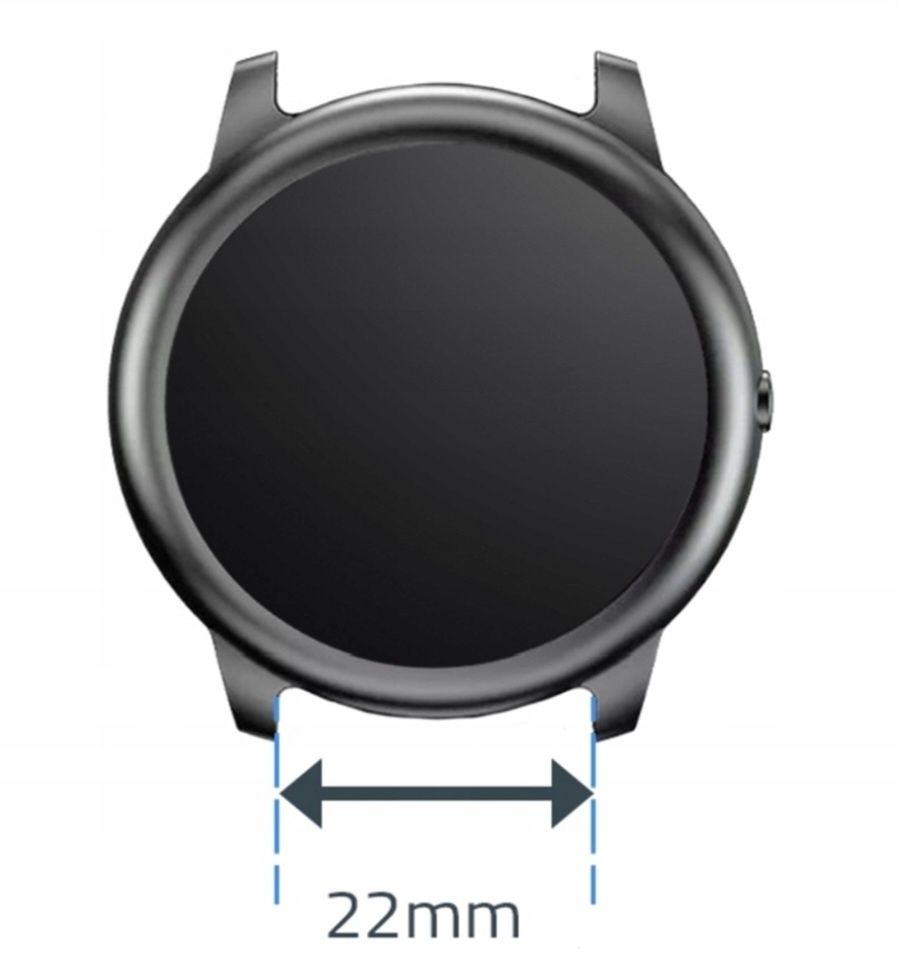 Pasek uniwersalny do zegarka smartwatch 22mm zielono-czarny teleskopy