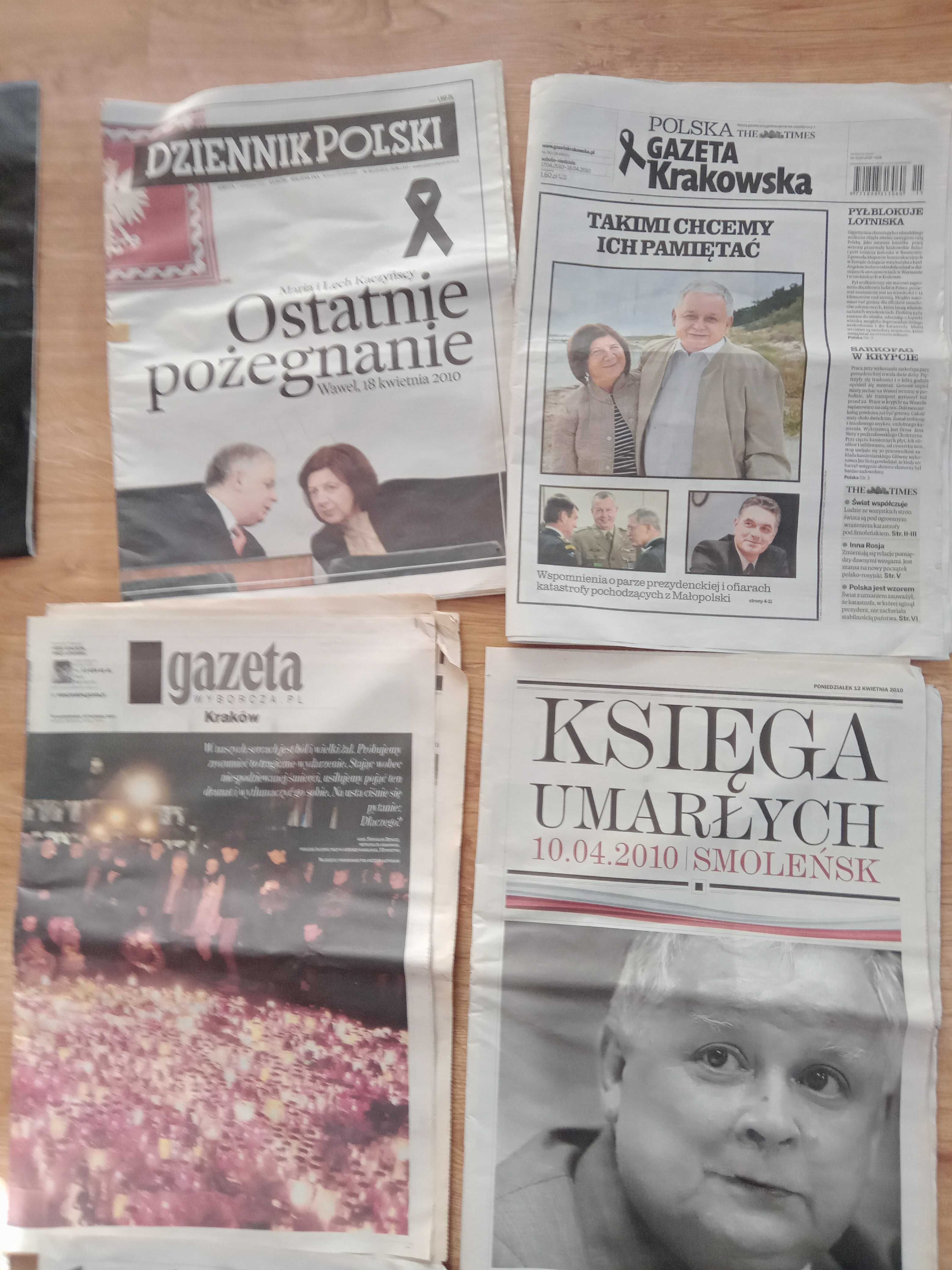Katastrofa w Smoleńsku 13 gazet o tej tragedii