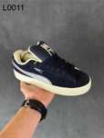 Жіночі замшеві кросівки Puma Suede XL сині модні жіночі літні пумa