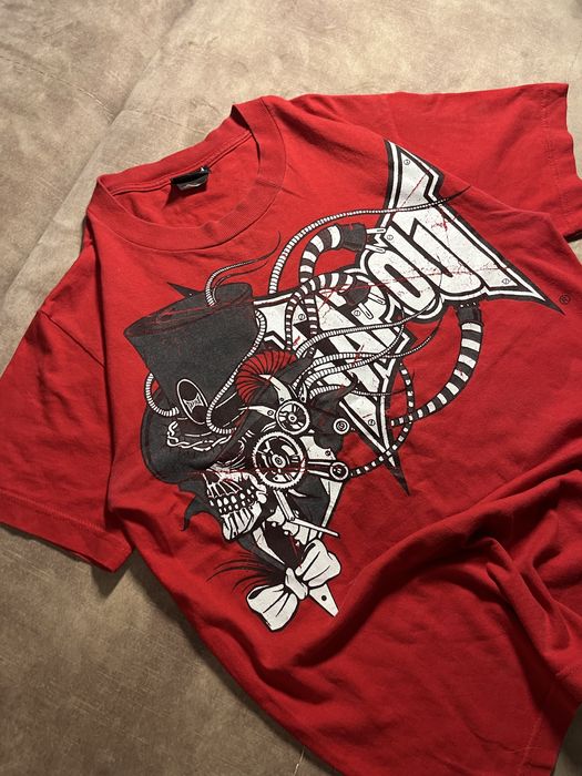 Vintage tapout t-shit футболка sk8 rap hiphop y2k x ecko x southpole