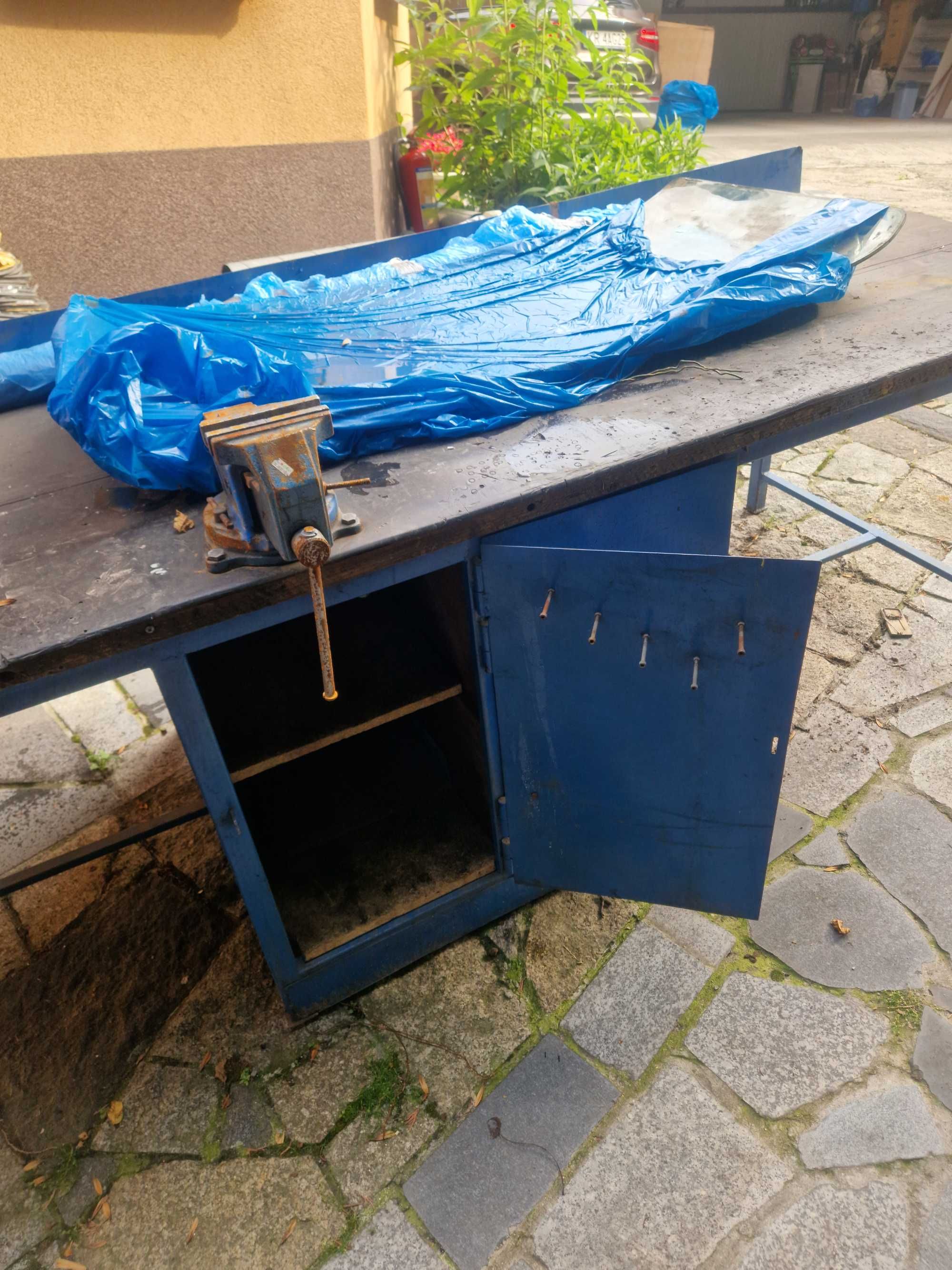 Stół warsztatowy dł 270 x szer 96 x wys 86cm