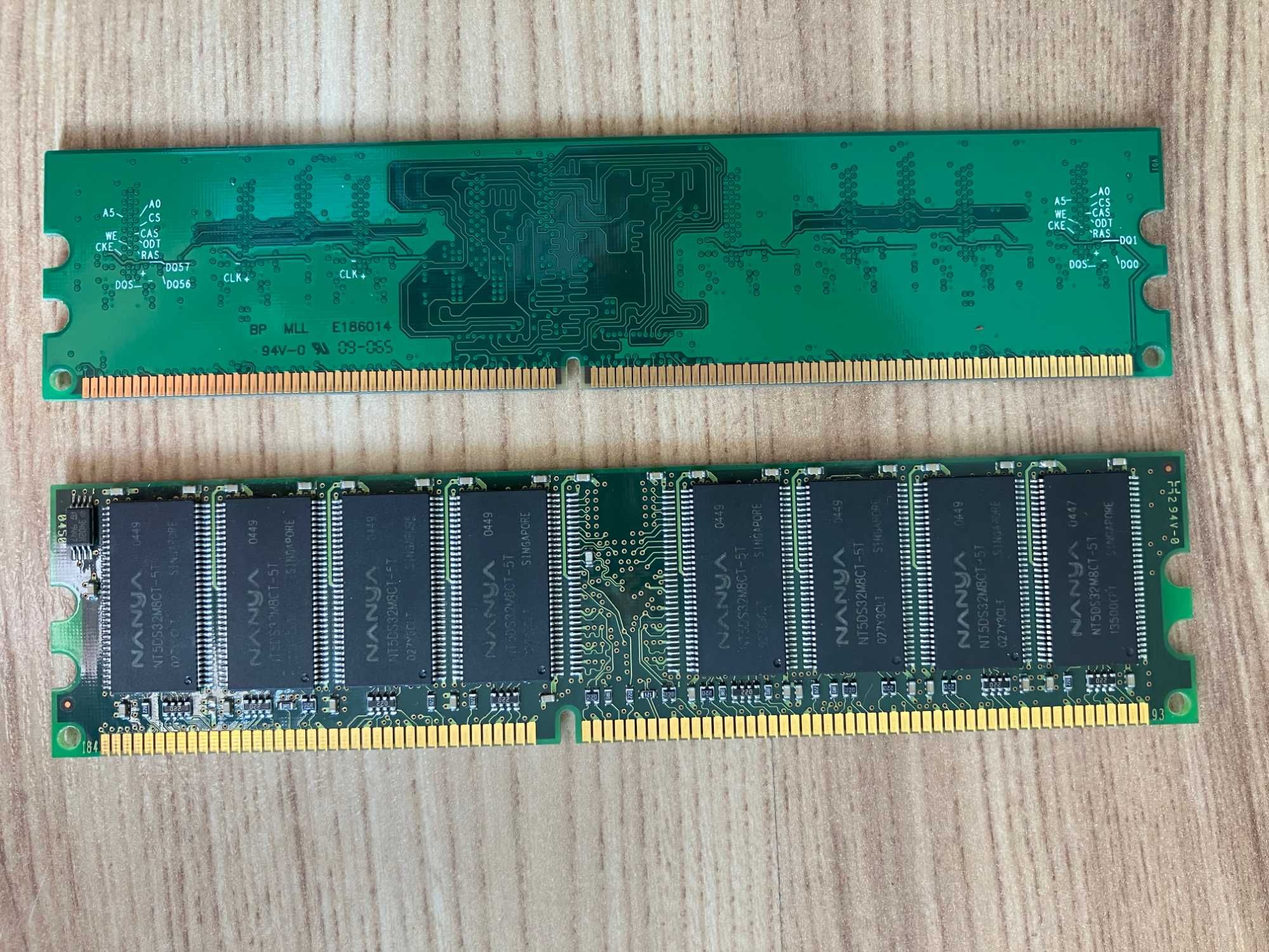Pamięć RAM DDR2 512MB Kingston KVR400X64C3AK2 i Good Ram GR533DD64L4