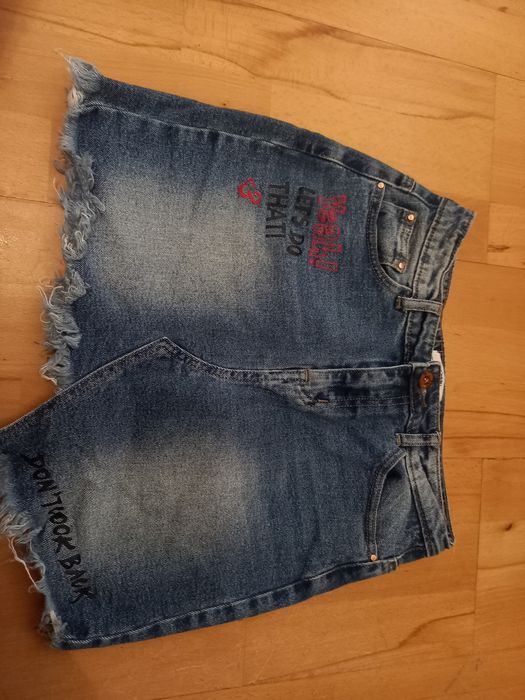 Джинсова спідниця S