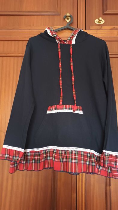 Sweat-shirt azul.escura