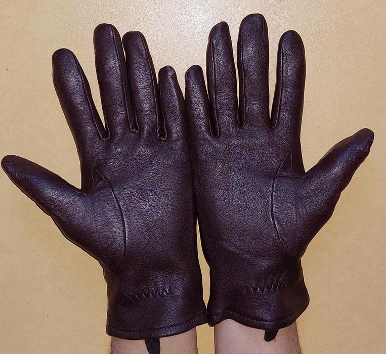 Перчатки кожаные