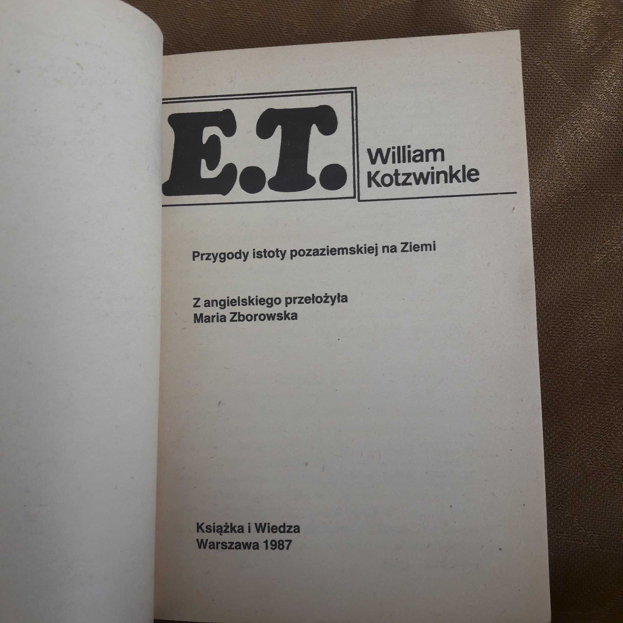 E.T. - William Kotzwinkle