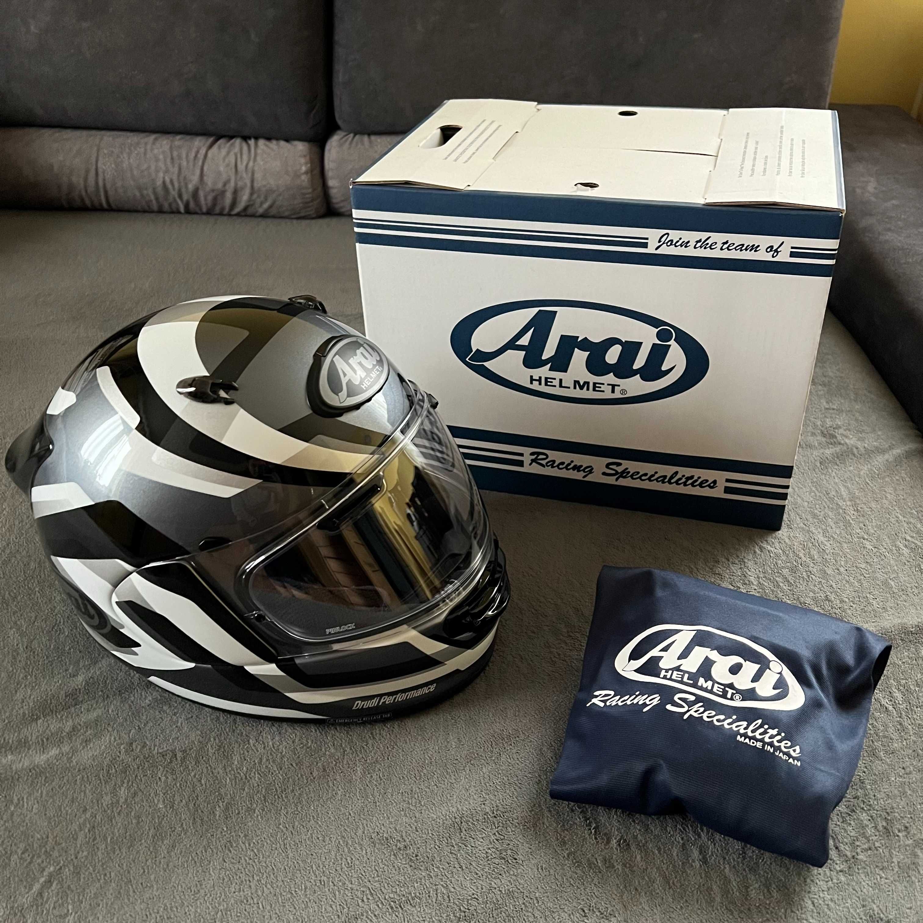 Kask integralny Arai Quantic Snake WHITE L 59cm