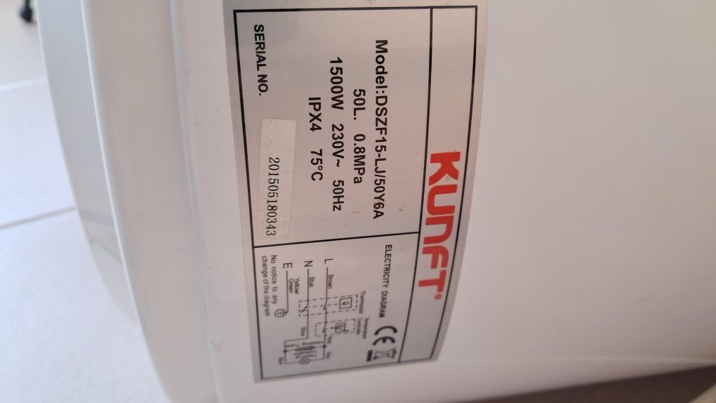 Cilindro/Termoacumulador 50l
