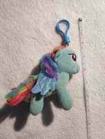 Breloczek My little pony Rainbow Dash pluszowy mały zawieszka kucyk