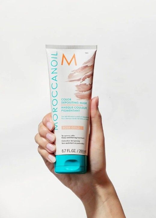 Moroccanoil Koloryzująca Maska do Włosów Rose Gold Pielęgnuje 200ml