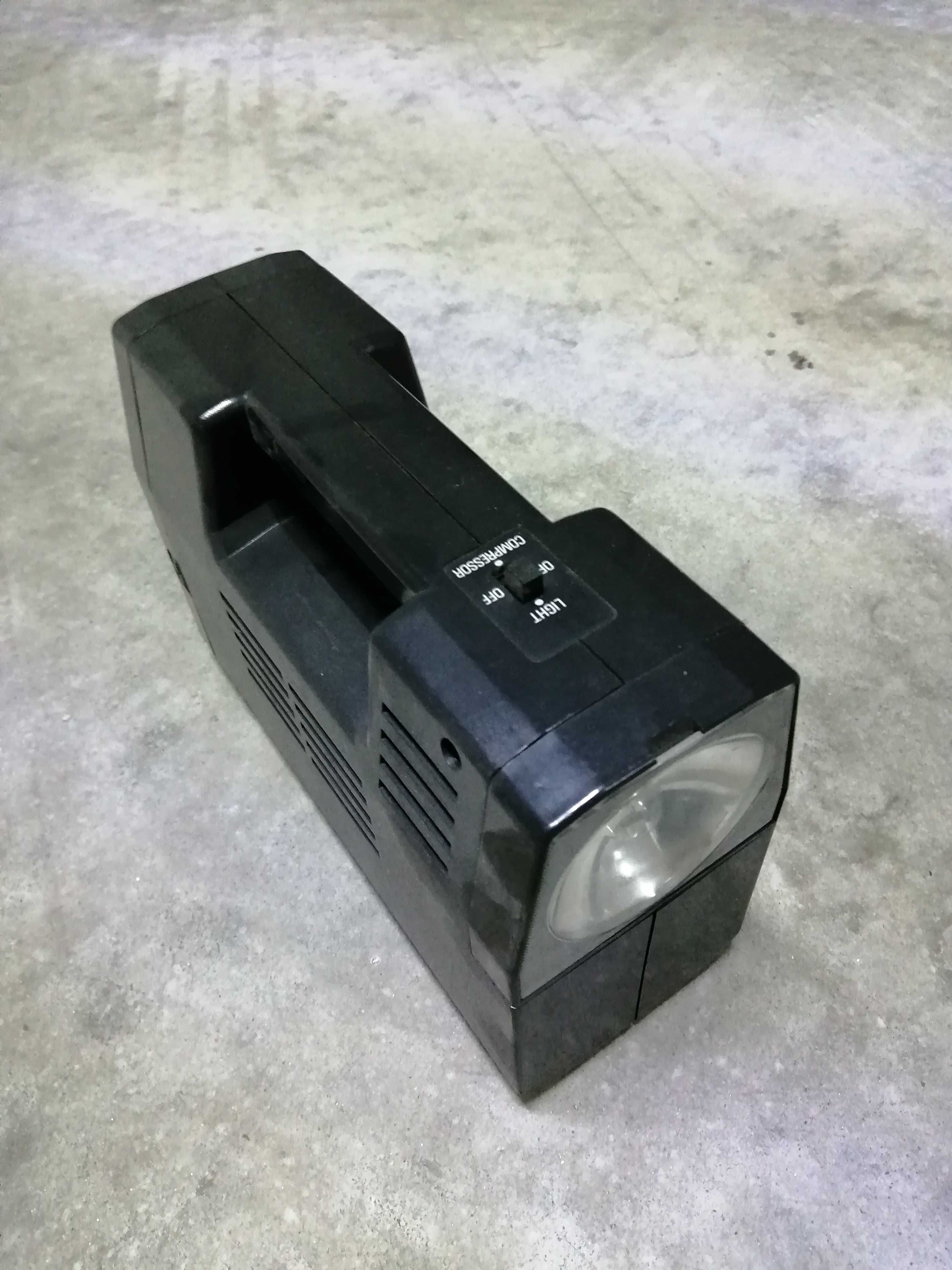 Compressor 12 V Lanterna e Manómetro