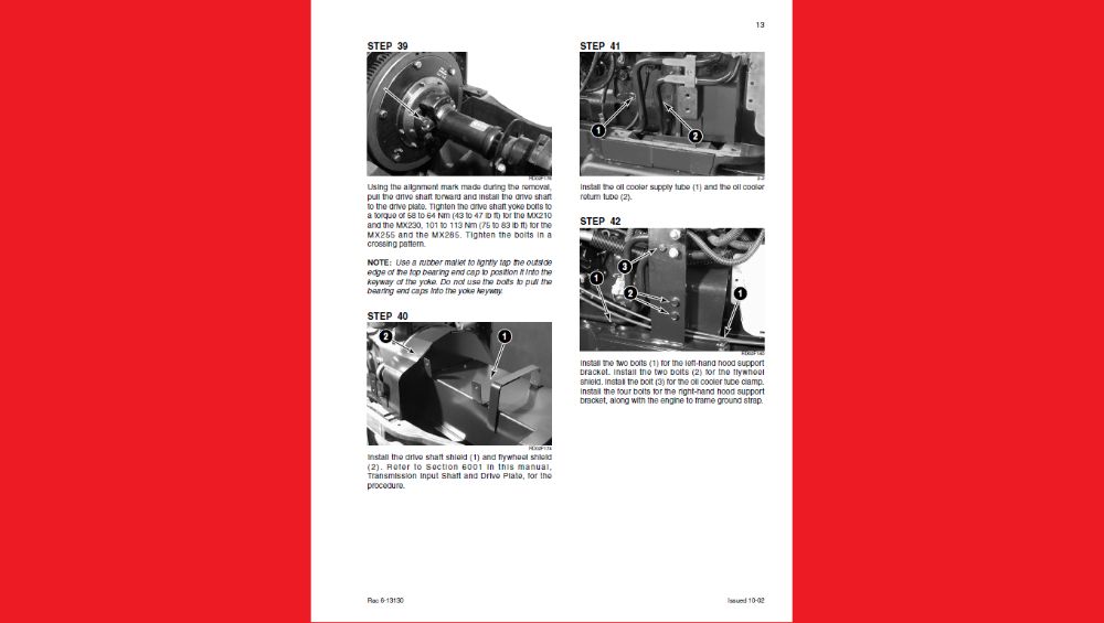 CASE MX 210-286 instrukcja napraw ! serwisowa