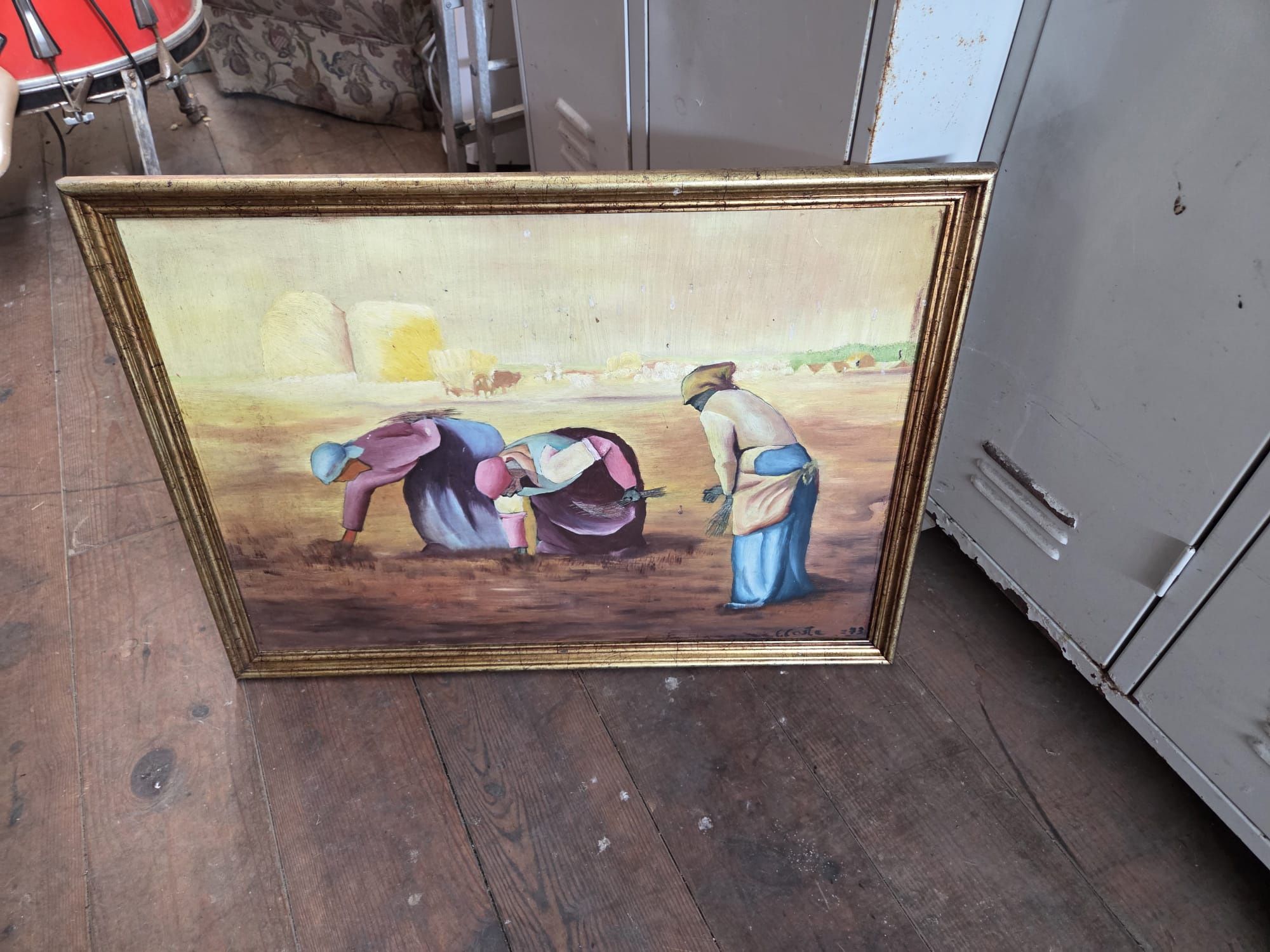 Tela a óleo bem pintada