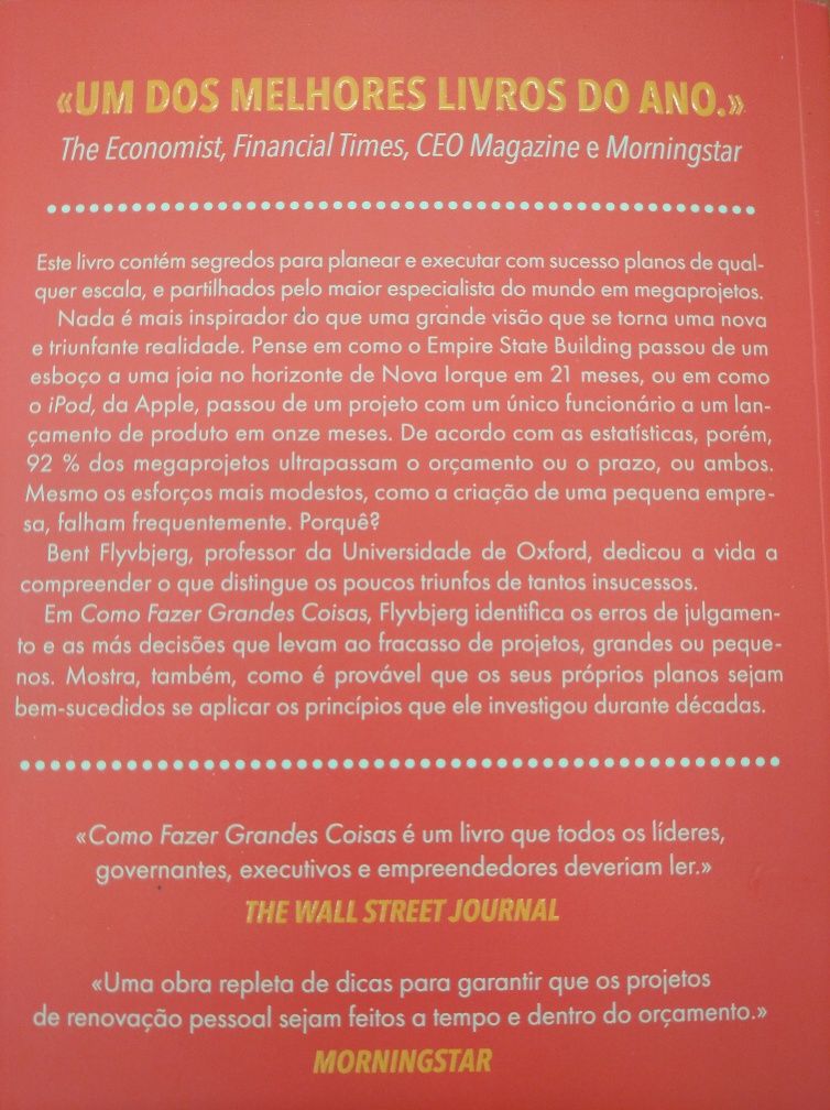 Livro "Como fazer grandes coisas" (2024)