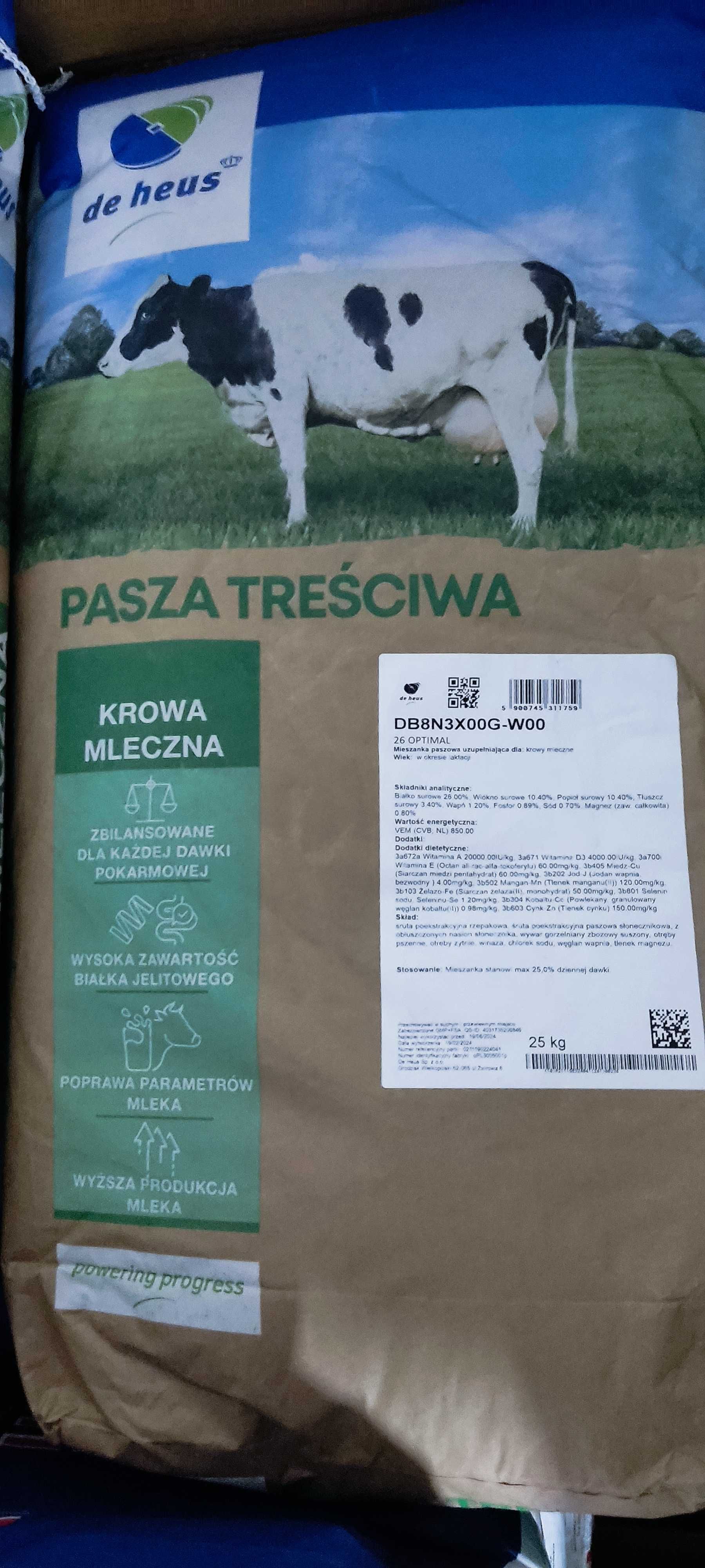 Pasza dla krów mlecznych OPTIMAL 26 de heus