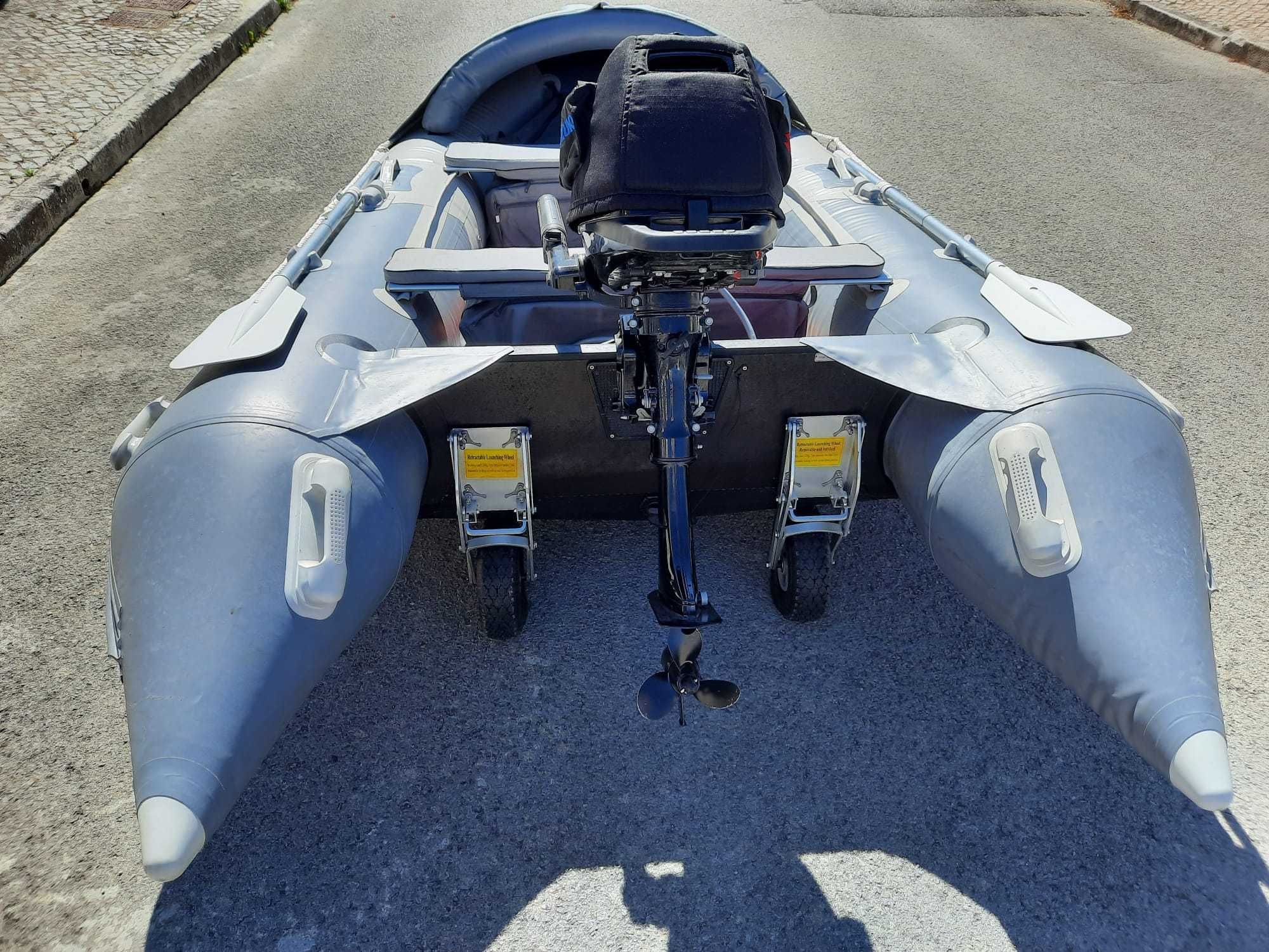 Barco Insuflável + Motor + Atrelado