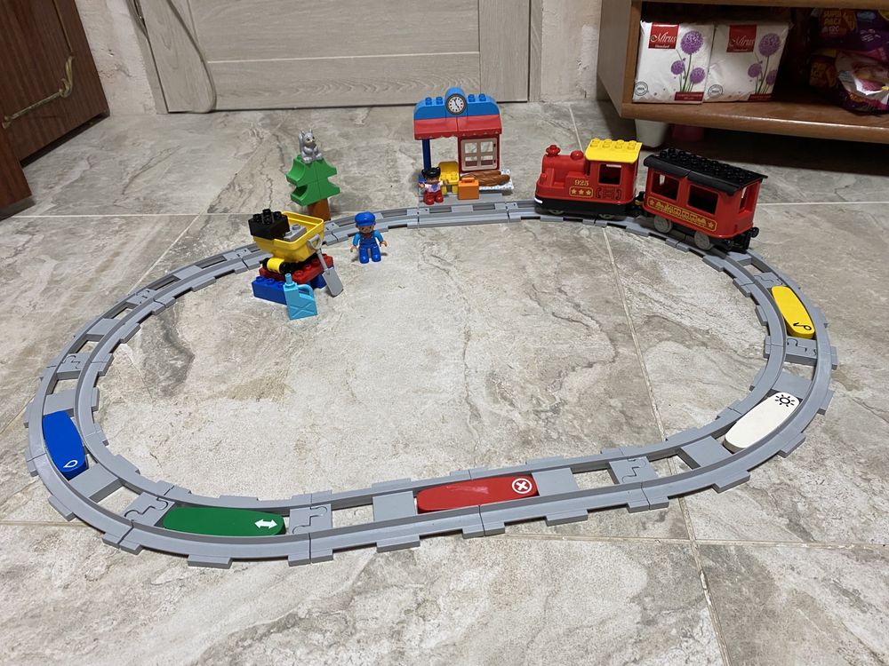 Конструктор Lego Duplo поезд паровоз 10874 железная дорога