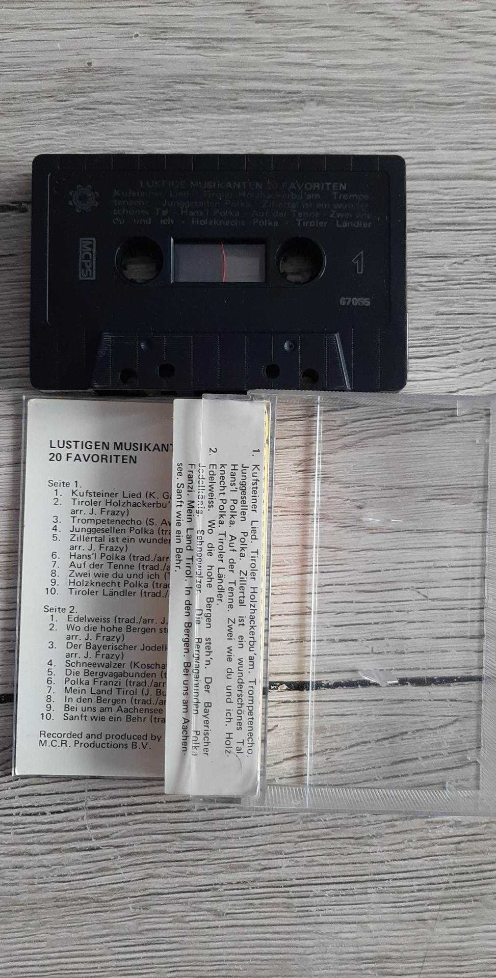 Lustige Musikanten ( muzyka niemiecka)- kaseta magnetofonowa