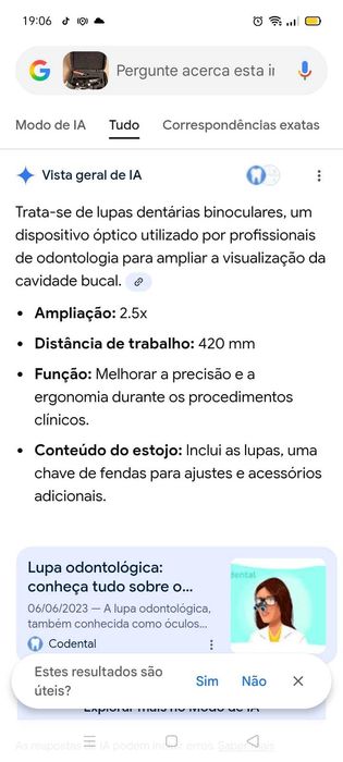 Lupa óculos pro. Oportunidades