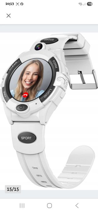 Nowy Smartwatch bialy