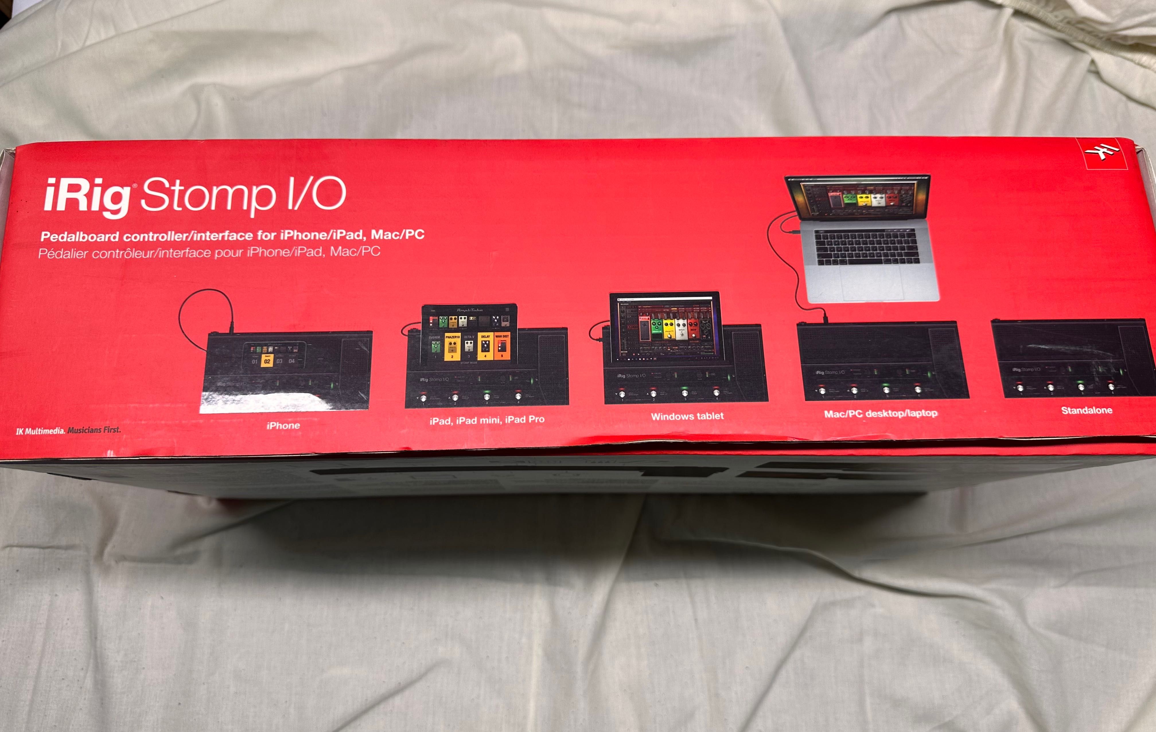 Pedaleira guitarra IK MULTIMEDIA iRig Stomp I/O