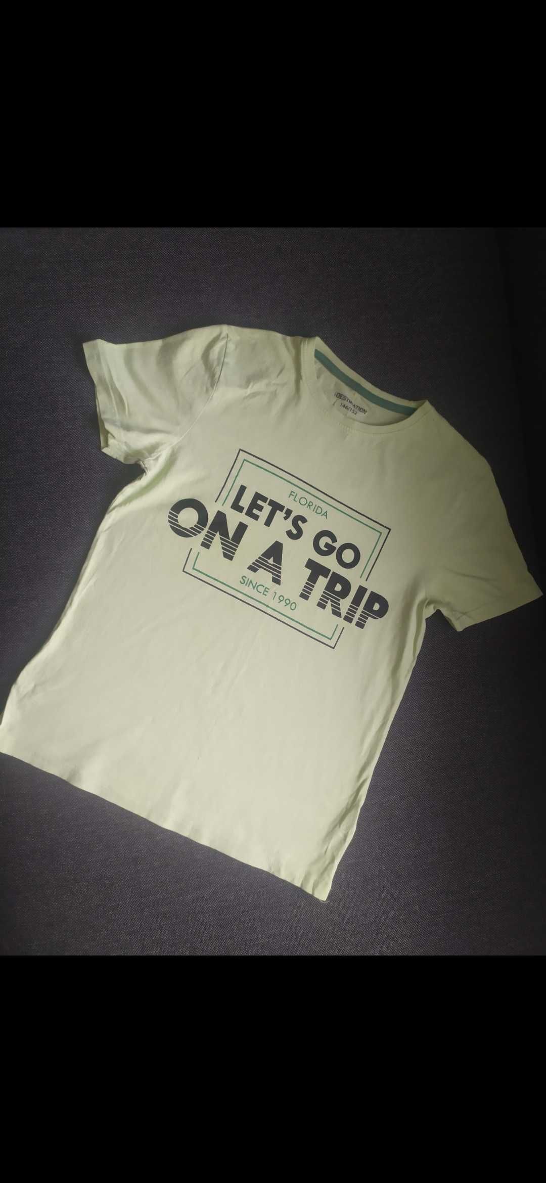 Koszulka chłopięca t-shirt 146-152 Destination