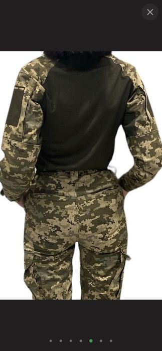 Жіноча бойова тактична сорочка Убакс L. M піксель