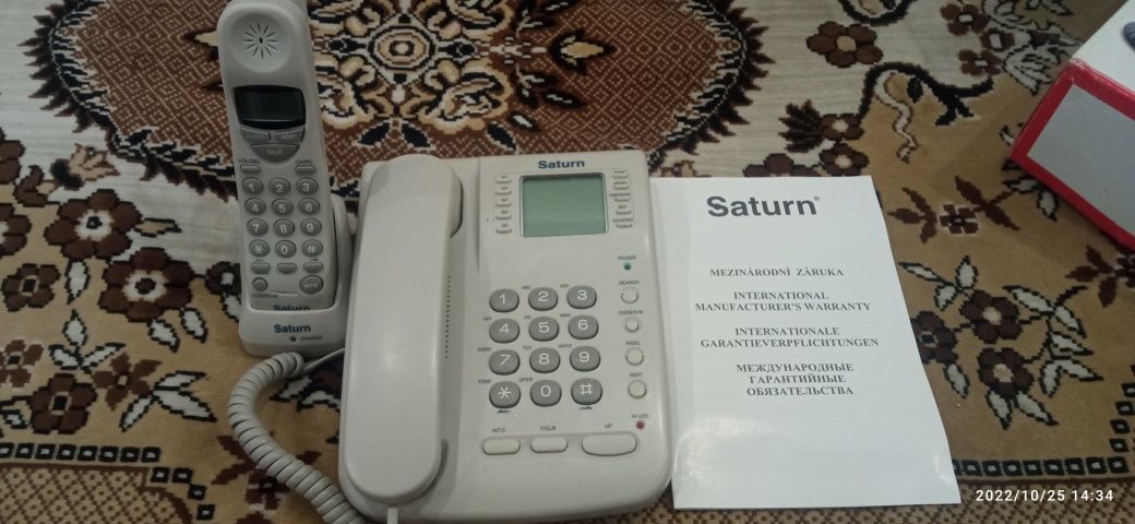 Стаціонарний телефон Saturn ST1510 новий