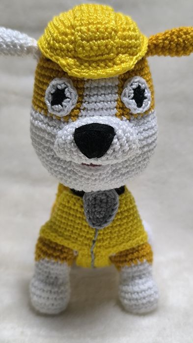 Rubble Amigurumi da Patrulha Pata